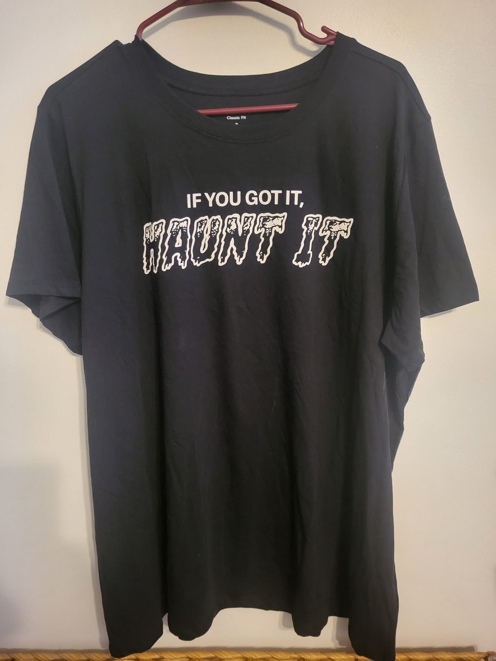 Torrid 2x NWOT Black Tee with White ‘If You Got It, Haunt It’ Graphic